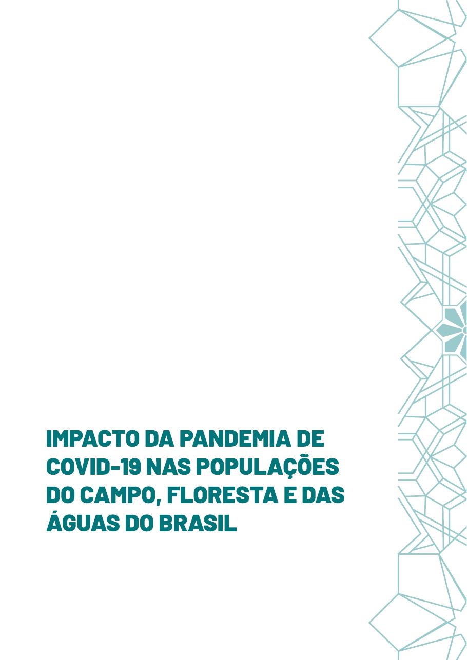 Capa de Impacto da pandemia de COVID-19 nas populações do campo, floresta e das águas do Brasil