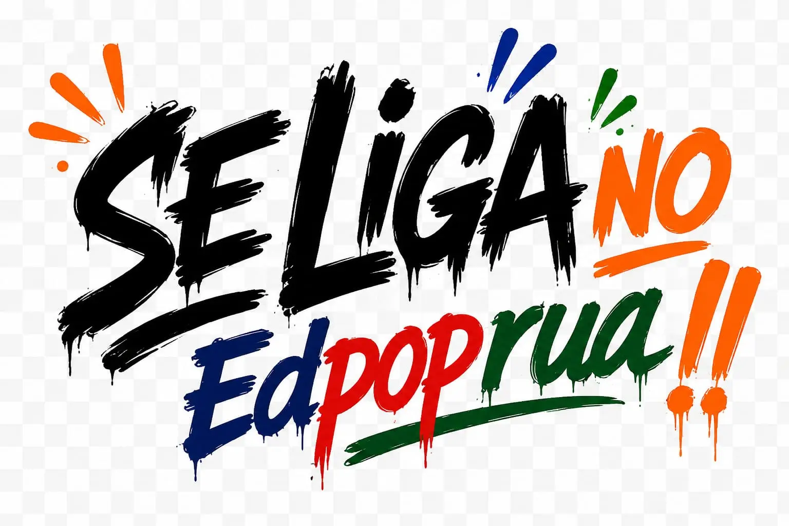 Arte Se liga no EdPopRua!!