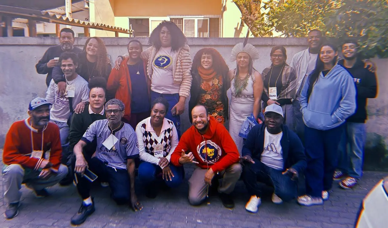 Participantes reunidos em um dos encontros da semana.